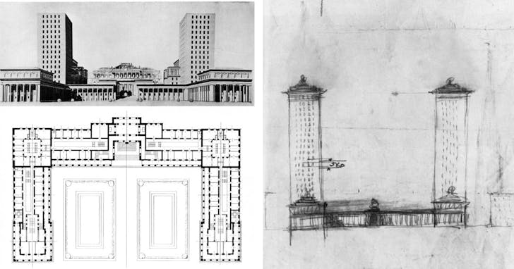 Figure 2 - Loos’s design for The Horticultural Association Grounds in Vienna