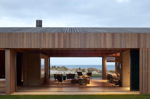 <a href="https://archinect.com/firms/project/17964/te-arai-beach-house/150322931">Beach House</a> in Te Arai, New Zealand by <a href="https://archinect.com/fearonhay">Fearon Hay Architects</a>