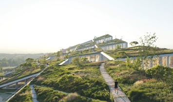 BIG reveals designs for a new Farfetch​ hillside corporate headquarters in Porto