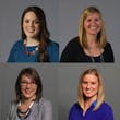 Dyer Brown’s four new Associates, clockwise from top left: Charisse Marchesi Smith, Maggie Mitchell, Kelly Conover, Lisa Hylton Lamothe