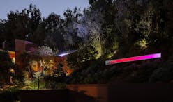 Phillip K. Smith III and SOM team up to create light-up, reflective installation that mirrors its Californian landscape