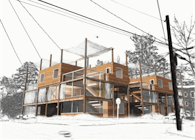 Telephone Wire Townhouses
