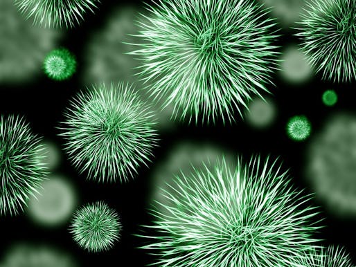 Artist rendering of microbes. Image via Max Pixel.