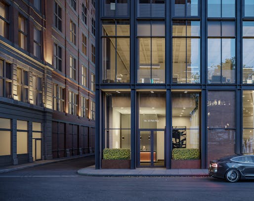 RSHP's first New York project. Image courtesy of No. 33 Park Row.