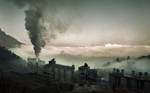 A cement factory in rural China. Photo: Jonathan Kos-Read/Flickr