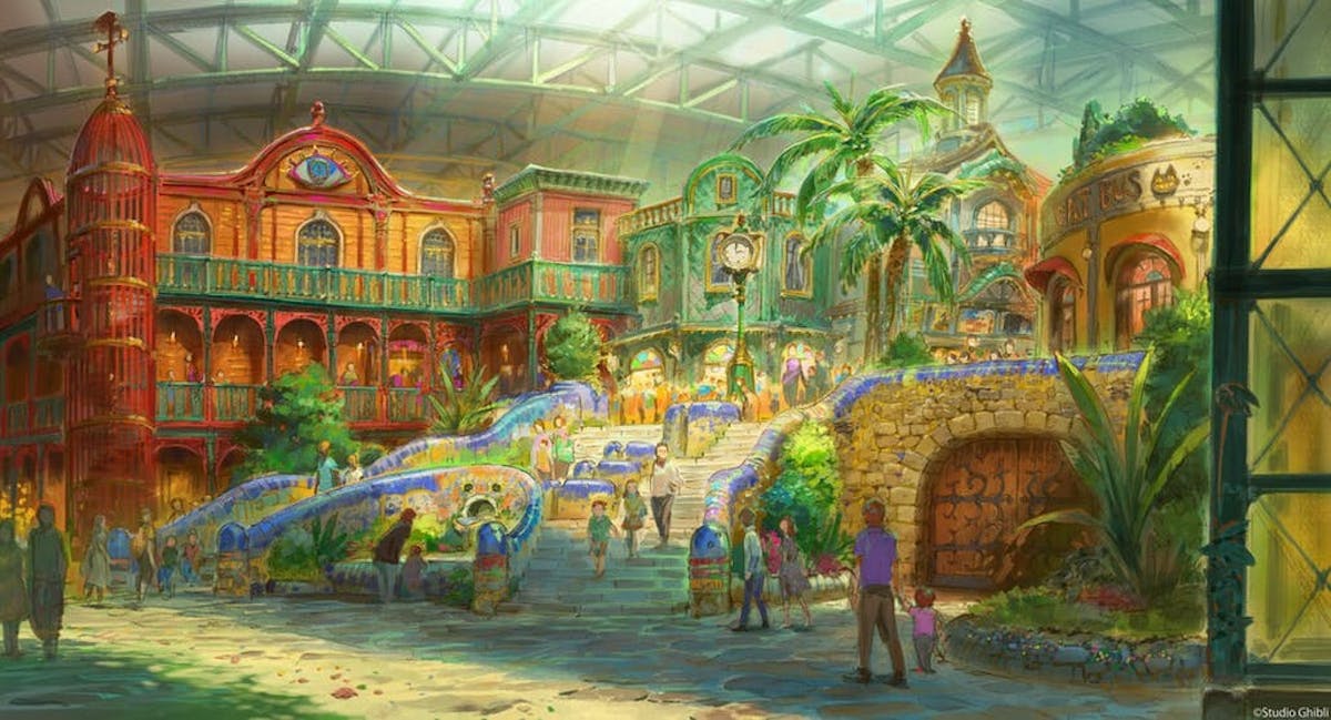Ghibli Theme Park Studio ghibli theme park will feature totoro & howl's
moving castle