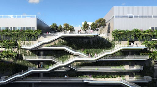 MoLo (Mobility and Logistics Hub) in Milan's Innovation District. Image render courtesy of MAD.
