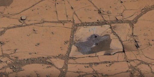 Methane holes on Mars (courtesy of NASA)