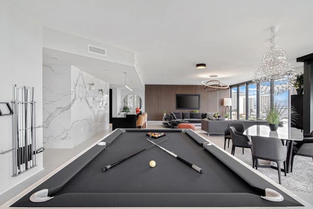 The billiard table photo by Robert Packar