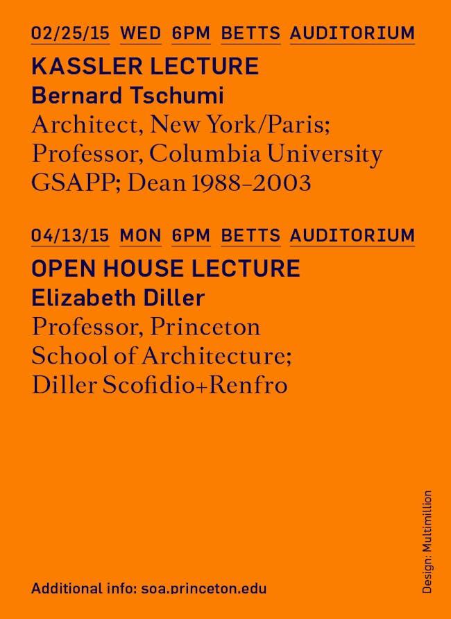 Poster courtesy of Princeton University School of Architecture.