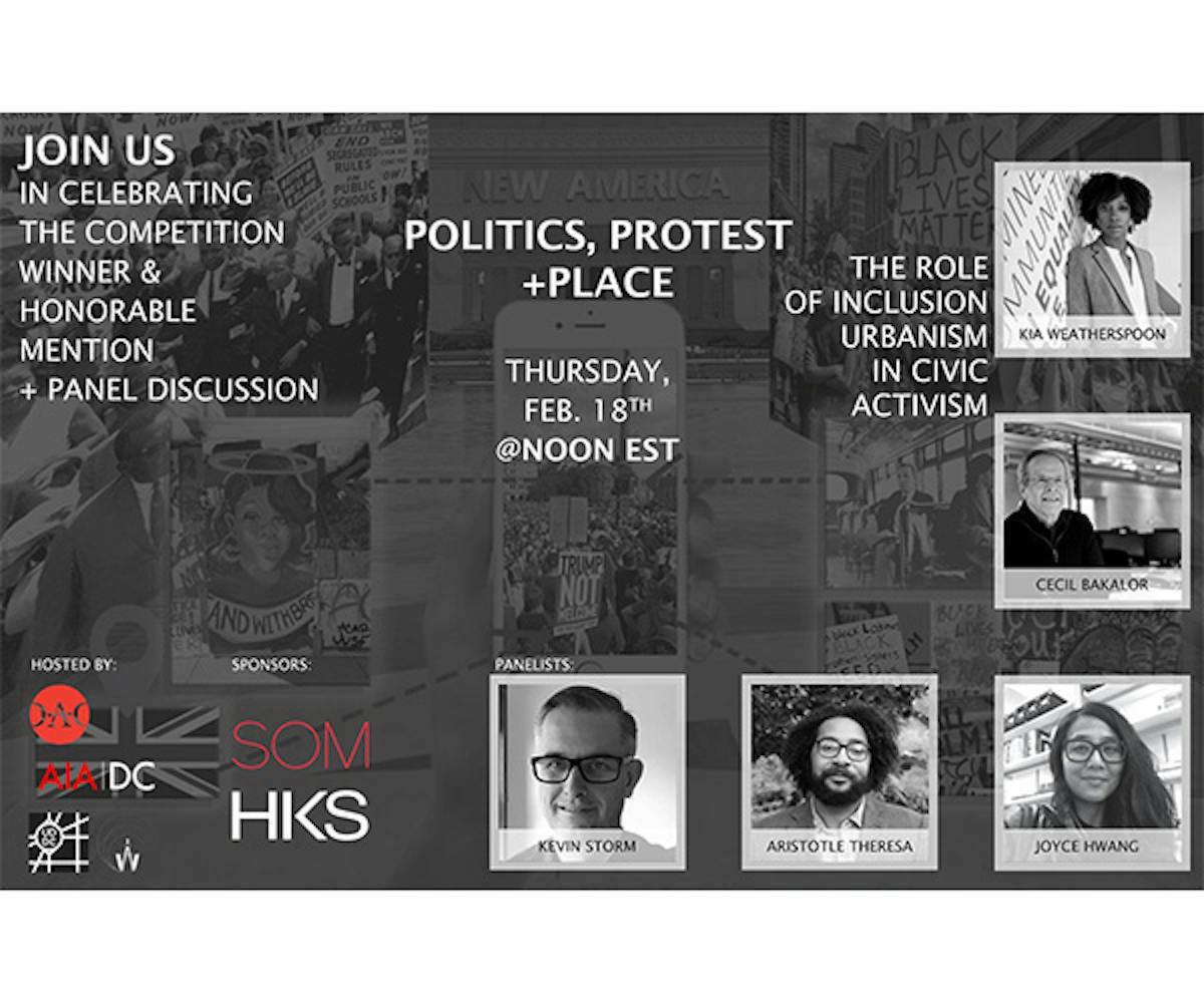 POLITICS, PROTESTS + PLACE - The Role of Inclusion Urbanism in Civic Activism - Webinar