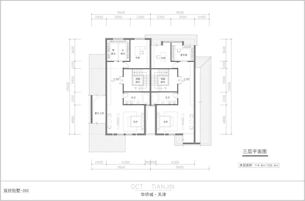 Duplex 3rd floor plan