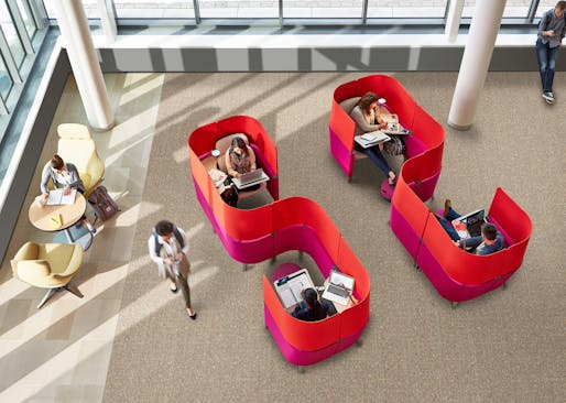 Steelcase, one of the hundreds of exhibitors coming to 2015 100%DESIGN. Photo courtesy 100% DESIGN.