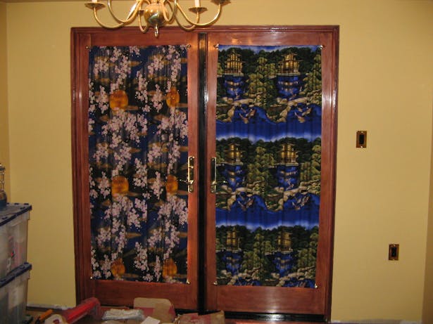 Anderson Low -E replacemant French doors interior view