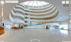 You can now explore the Guggenheim rotunda galleries online via Google Street View 