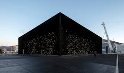Darkest building on Earth: Asif Khan's Vantablack-coated pavilion opens for Winter Olympics