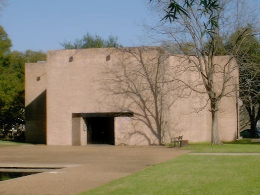 Exterior of Rothko Chapel in Houston, Texas