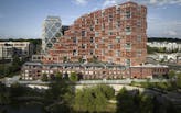 Morris Adjmi completes stepped Overline development in Atlanta with rustic brick facade