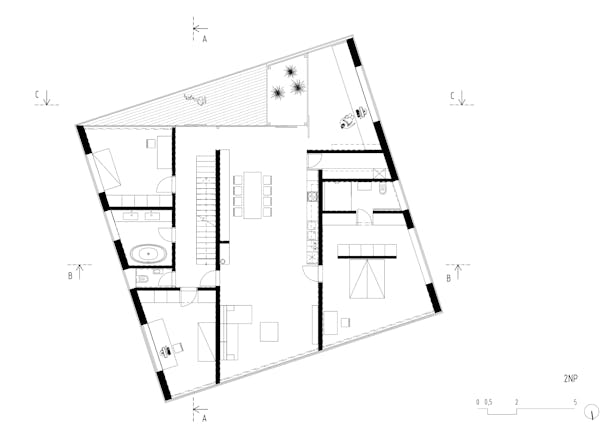 First floor plan petrjanda/brainwork