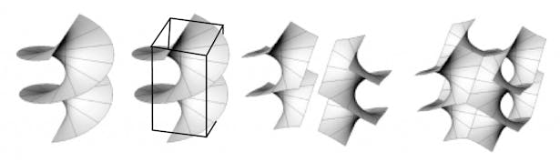 Helicoid Geometry Diagram