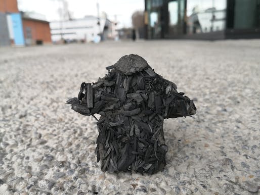 "Biochar is to be used in construction as insulation material and can remove CO2 from the atmosphere." Image courtesy of Dr. Jannis Wernery/Empa.