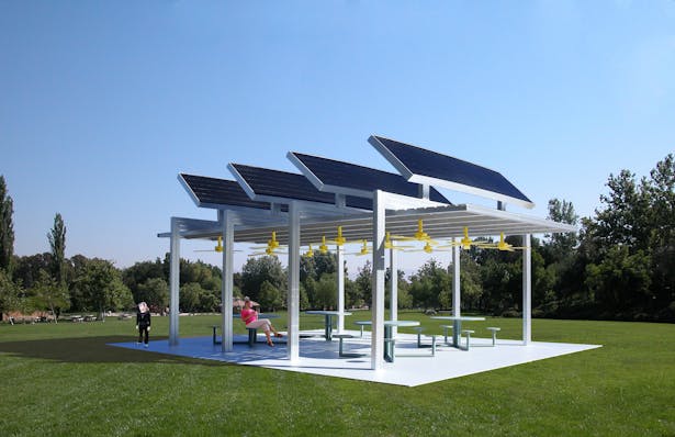 The Solar Ceiling Fan Pavilion
