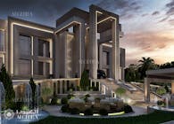 Luxury modern villa design in Dubai