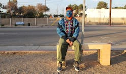 This anonymous L.A. artist is installing new bus-stop benches in the city's Eastside