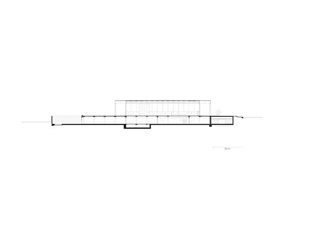Section AA (Original scale 1:750) © David Chipperfield Architects for Bundesamt für Bauwesen und Raumordnung