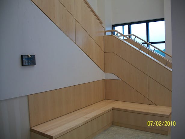 Image 4 of Public Entry staircase; 1st flr public seating