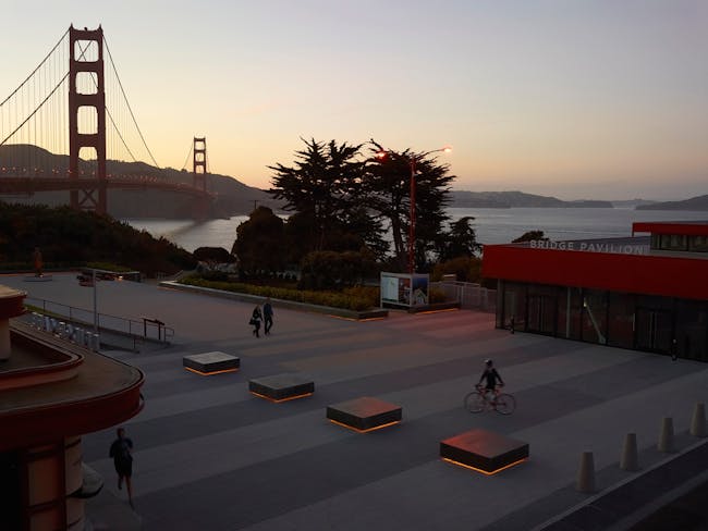Surfacedesign, Inc.: Golden Gate Bridge Plaza, San Francisco | photo: Marion Brenner