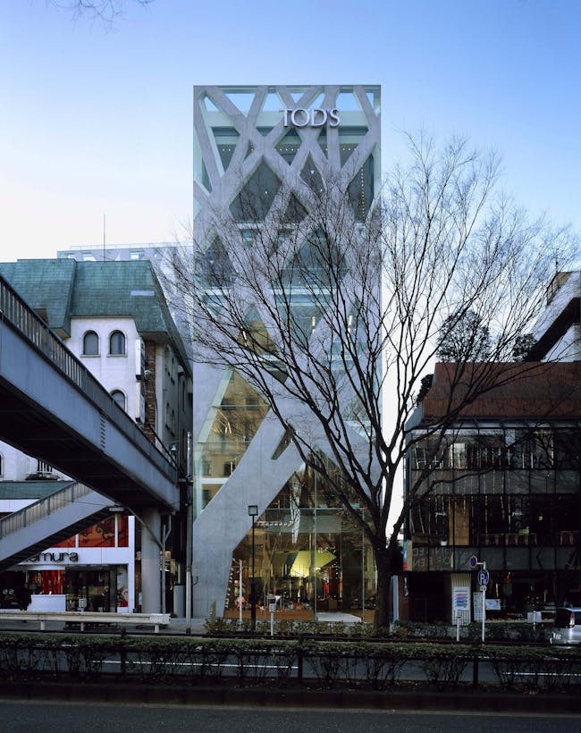 TOD’S Omotesando Building, 2002—2004, Shibuya-ku, Tokyo, Japan Photo by Nacasa & Partners Inc.