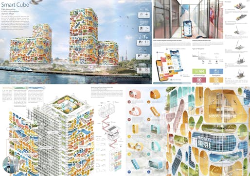 ​1st Place: Smart Cube +/Fast-Assembling COVID-19 Prevention Olympic Village, Tokyo