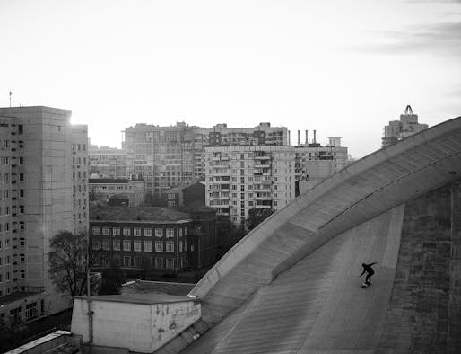 As more and more once-public buildings in Moscow become privatized and increasingly off-limits, the city's youth reclaims the most exciting, hidden spaces. (Photo: Pasha Volkov; image via calvertjournal.com)