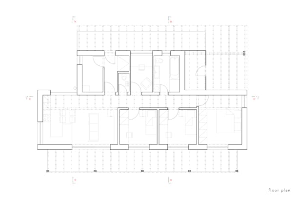 floor plan henkai architekti