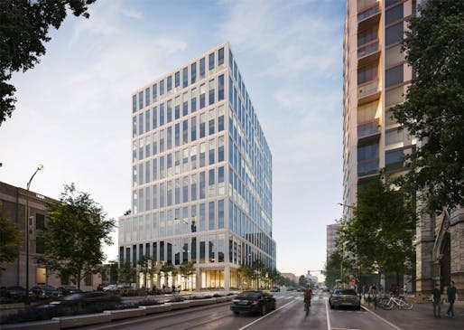 Perkins&Will's ongoing project at 3801 Chestnut in Philadelphia. Image credit: Perkins&Will