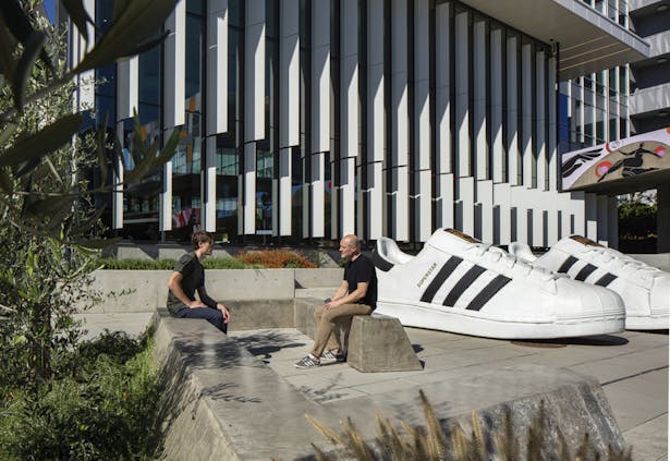 Intersection & Canteen at adidas Village (Photo: Stephen Miller)