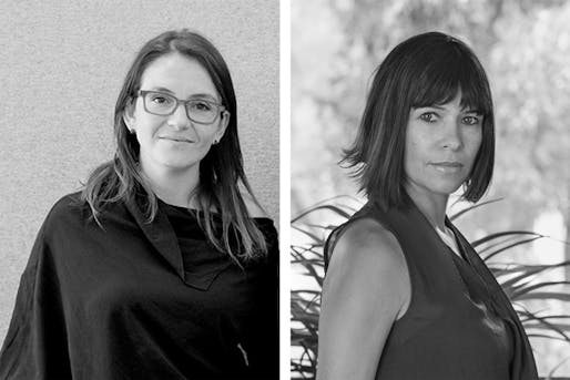 L to R: Gabriela Carrillo and Rozana Montiel. Image via Architects’ Journal/Twitter.