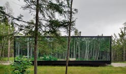 Prefab cabins that 'disappear among the trees' designed by Canadian architects