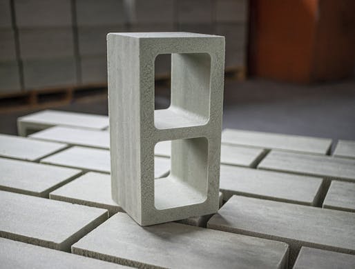 Completed zero-carbon blocks. Image: Prometheus Materials
