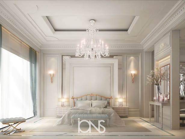Elegant Neo Classic Master Bedroom  Design  IONS DESIGN  