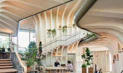 Heatherwick Studios completes its first healthcare project, a mass timber Maggie's Centre in Leeds