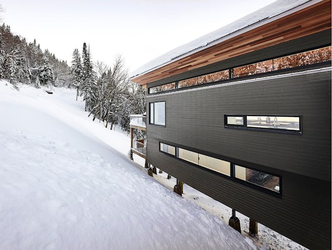 Laurentian Ski Chalet in St. Donat, Canada by RobitailleCurtis