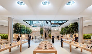 Inside Foster + Partners newly remodeled Fifth Avenue Apple Store