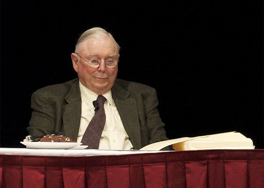 Charles Munger, 1924–2023. Image: Wikimedia Commons user Nick Webb (CC BY 2.0 DEED)