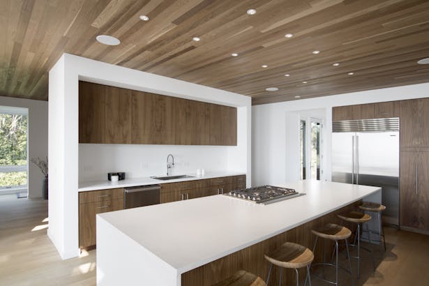 Kitchen with Walnut Custom Cabinetry