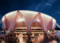 Cricket stadium design - gaziabad -(INSDAG COMPETITION FINALIST)