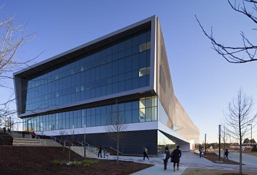 The Snøhetta-designed James B. Hunt Jr. Library on North Carolina State University’s Raleigh campus opened in January to critical acclaim. It took five years and more than $100 million to build the 221,000 square feet library and its parking deck.