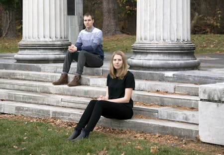 Katie MacDonald (left) and Kyle Schumann (right). Founders of After Architecture.