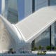 Calatrava's design for the transit hub at the World Trade Center.